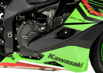 KAWASAKI ZX-4RR NINJA [2025] – Adapter fodstøtte gummipude “Rider” – Sort