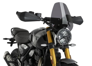 TRIUMPH SCRAMBLER 400X [2025] – Retro forrude – kraftigt tonet