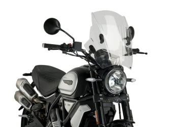 DUCATI SCRAMBLER 1100 DARK PRO [2025] – ALU frontplade – sort