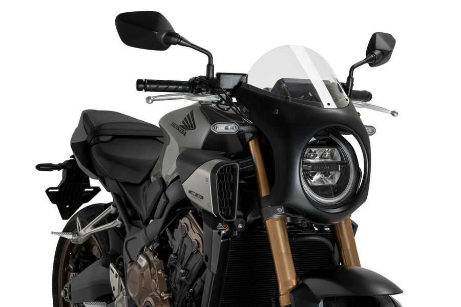 HONDA CB 650 R NEO SPORTS CAFE [2025] – Retro kåbeskærm – Gennemsigtig