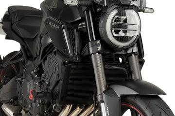 KTM RC 390 [2025] – Klistermærke til gaffelbeskyttelsessæt – Carbon look - 0