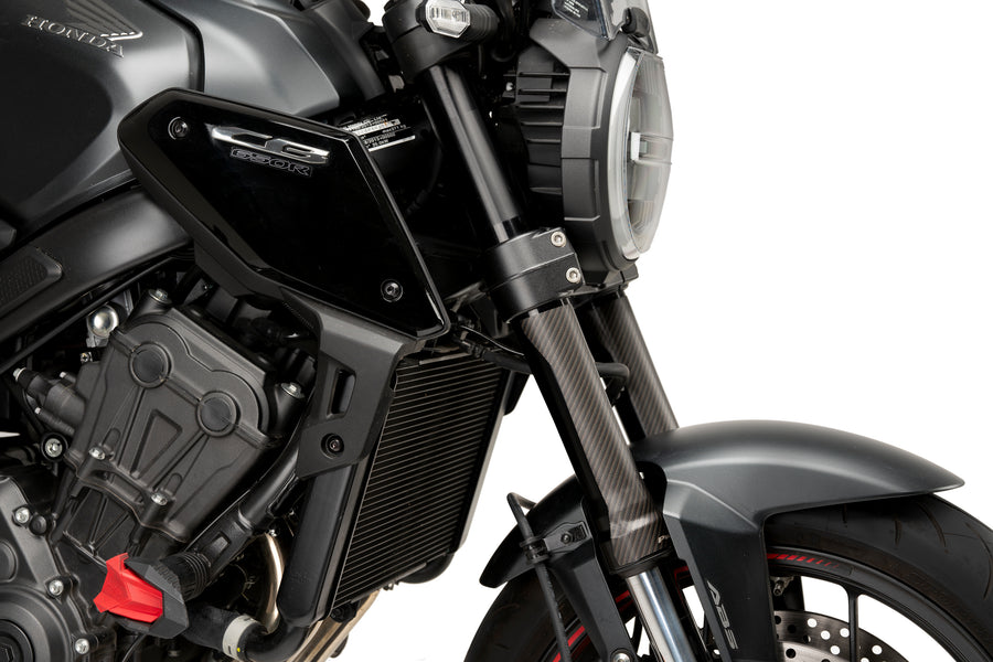 KTM RC 390 [2025] – Klistermærke til gaffelbeskyttelsessæt – Carbon look