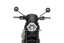 TRIUMPH SCRAMBLER 1200X [2025] - PUIG frontpanel lavet af ABS | Mat sort | PUIG 22223J
