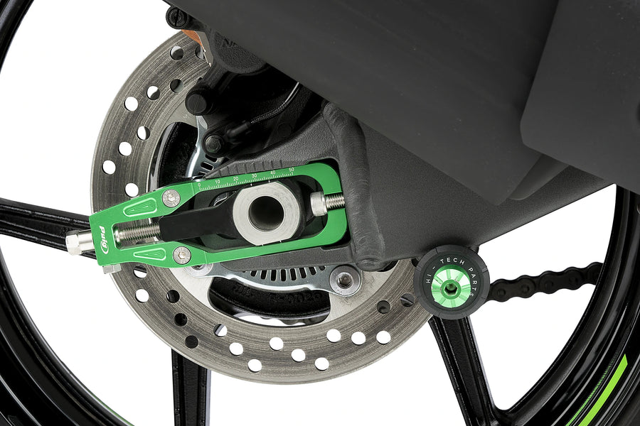 KAWASAKI ZX-6R NINJA [2025] - Kædestrammer | Grøn | PUIG 22232V