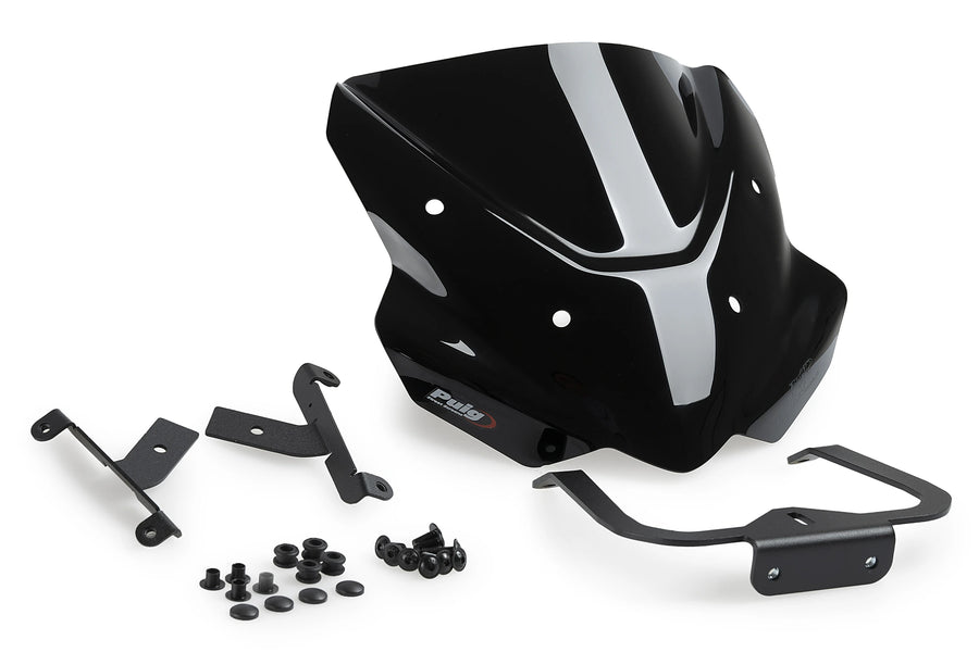 TRIUMPH STREET TRIPLE 765 RS [2025] - Ny generation af sportsforrude | Sort | PUIG 22234N