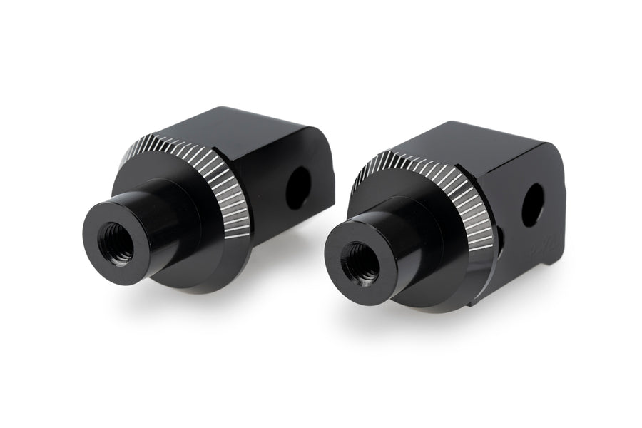 APRILIA TUONO 457 [2025] – Adapter passager fodstøtte gummipude – sort