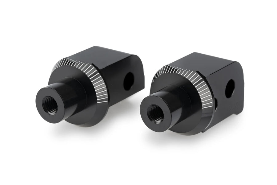 APRILIA TUONO 457 [2025] – Adapter passager fodstøtte gummipude – sort