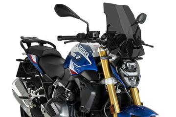 BMW R 1250 R [2025] - PUIG New Generation Touring Windscreen | Stærkt tonet | PUIG 22300F