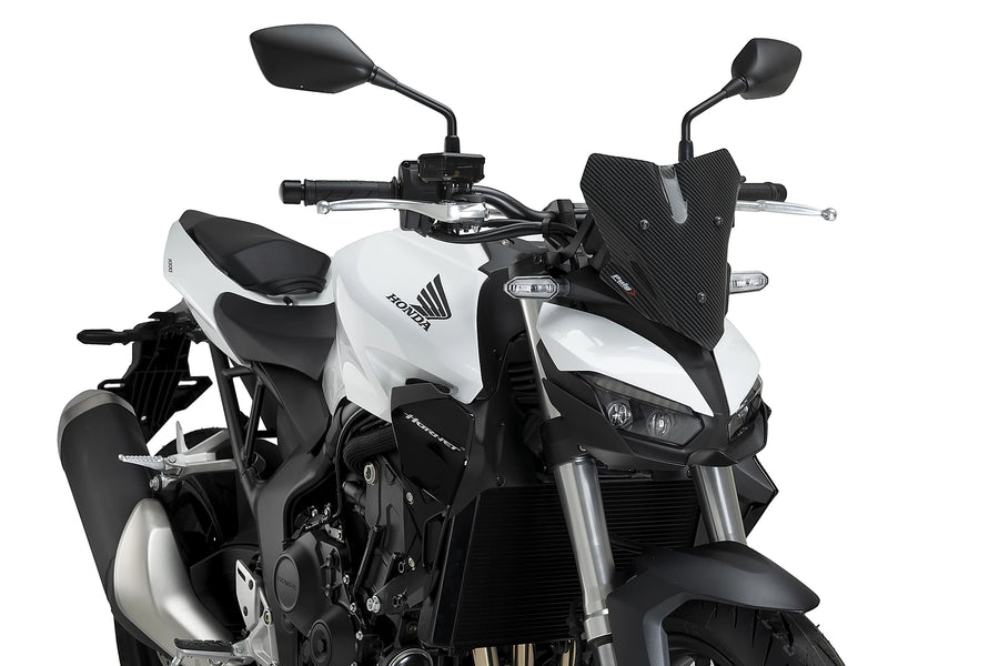 HONDA CB 1000 HORNET SP [2025] - PUIG Ny generation af sportsforrude | Carbon look | PUIG 22381C