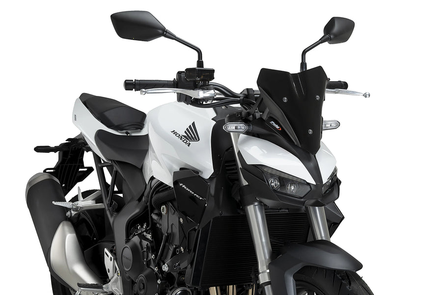 HONDA CB 1000 HORNET SP [2025] - PUIG Ny generation af sportsforrude | Sort | PUIG 22381N