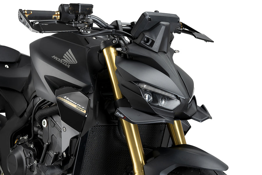 HONDA CB 1000 HORNET SP [2025] - PUIG Nøgen frontspoiler | Mat sort | PUIG 22383J