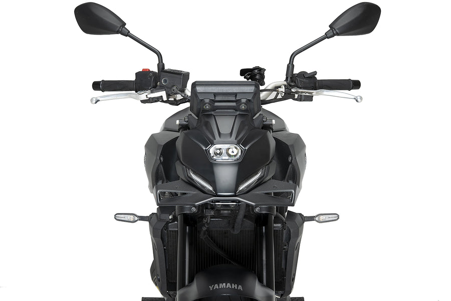 YAMAHA MT-07 [2025] - PUIG Nøgen Front Downforce Spoiler | Carbon look | PUIG 22417C