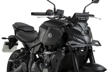 YAMAHA MT-07 [2025] - PUIG Nøgen Front Downforce Spoiler | Mat sort | PUIG 22417J