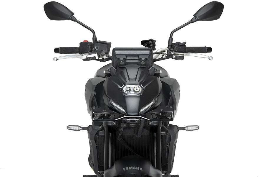 YAMAHA MT-07 [2025] - PUIG Nøgen Front Downforce Spoiler | Sort | PUIG 22417N