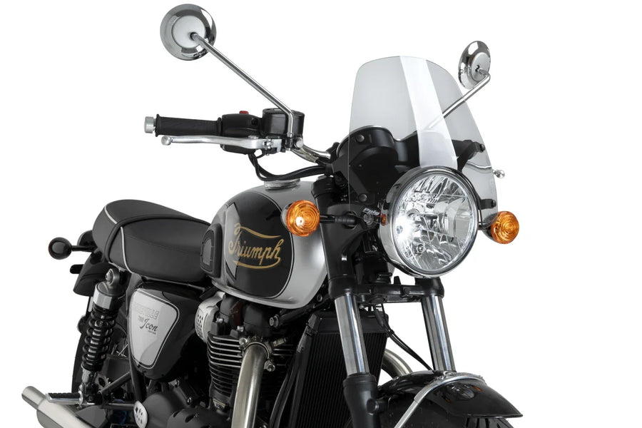 TRIUMPH BONNEVILLE T 120 BLACK [2025] – Z-Racing Screen – Sort