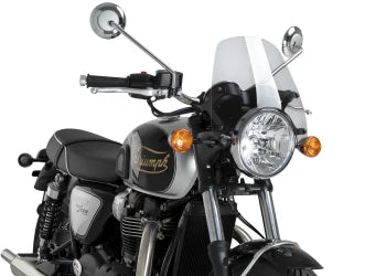 TRIUMPH BONNEVILLE T 120 BLACK [2025] – touring skærm – gennemsigtig