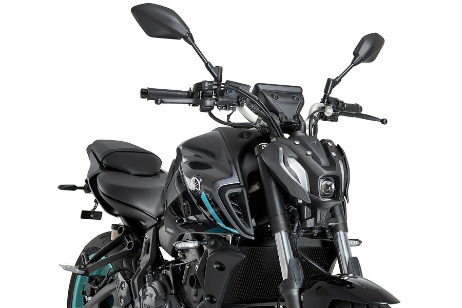 YAMAHA MT-07 PURE [2024] - D12 Spoiler | Sort | PUIG 22459N