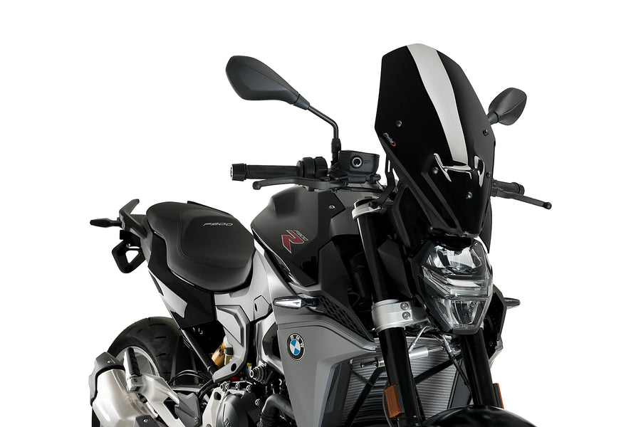 BMW F 900 R [2025] - New Generation Touring Windscreen | Sort | PUIG 22489N
