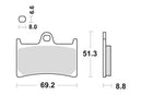YAMAHA FZ 1 S FAZER [2006-2015] - Dual Sinter bremseklodser