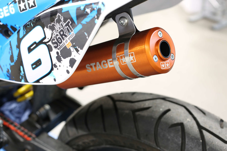 Derbi Senda R DRD Racing Enduro 50 2T D50B0 [2006–] - Auspuff 70cc CNC orange