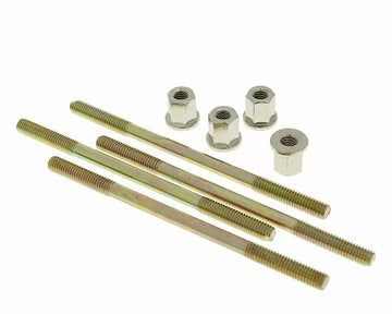 Yamaha DT 125 [Naraku] -Screw Sæt cylinder inklusive nødder-4 dele - 0