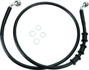 Harley Davidson FLS [DRAG SPECIALTIES] - Sort Vinyl Extended Brake Line Kit
