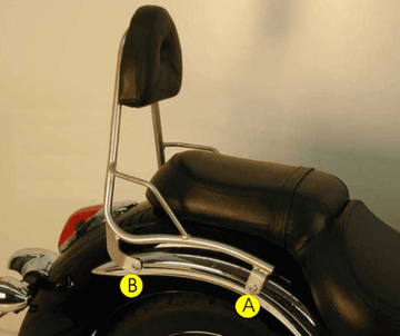 Kawasaki VN 900 CLA [2006-2017] - Sissybar uden bagagebro - 0