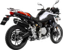 bmw f 850 gs [LEOVINCE] – Nero bagpotte - rustfrit stål