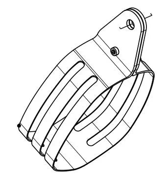 Yamaha Tenere 700 [Akrapovic]- udstødnings- og lyddæmperklemme