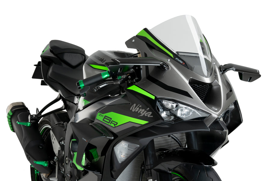 KAWASAKI ZX-6R NINJA [2025] – Z-Racing Screen – Gennemsigtig
