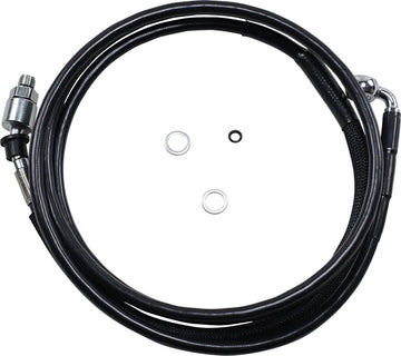 harley davidson fltr [DRAG SPECIALTIES] - Hydraulisk koblingslinje i rustfrit stål