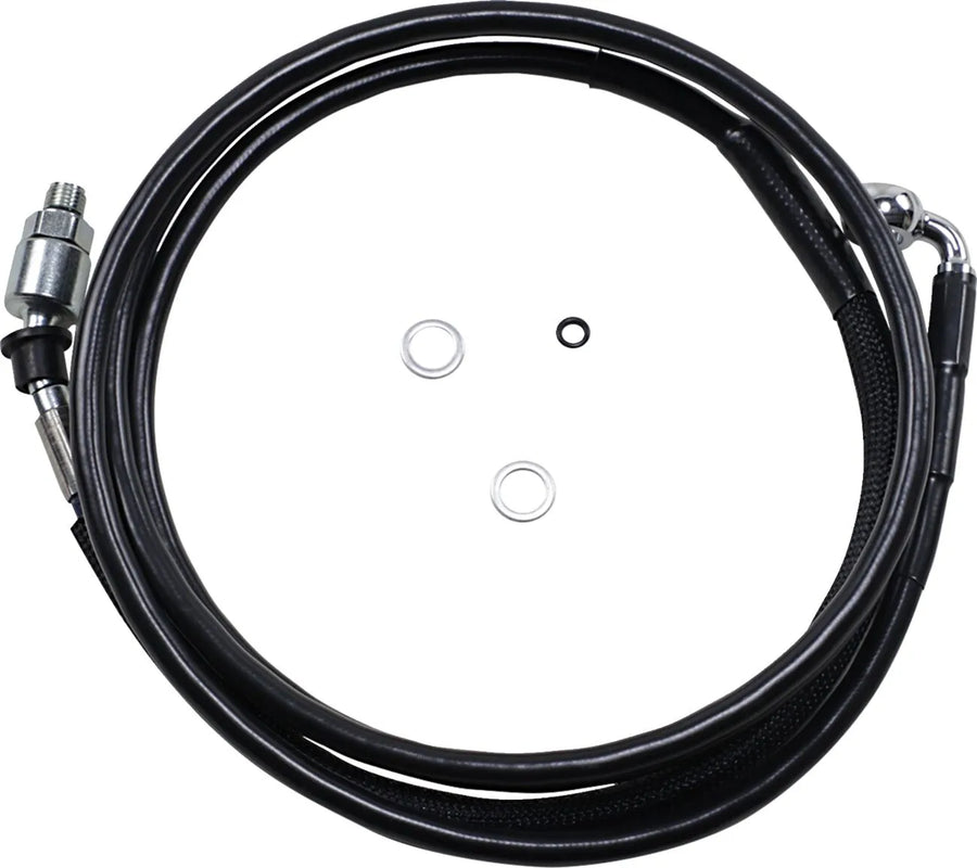 harley davidson fltr [DRAG SPECIALTIES] - Hydraulisk koblingslinje i rustfrit stål