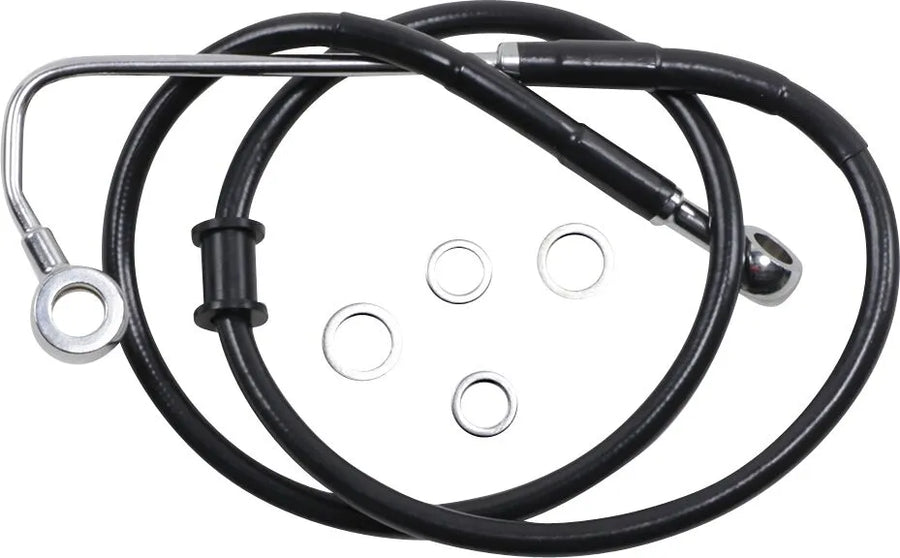 harley davidson flstc [DRAG SPECIALTIES] - Forlænget bremseslange i rustfrit stål