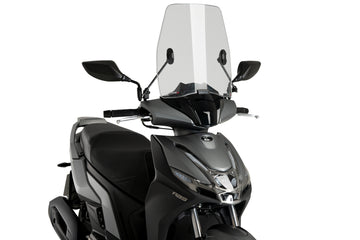 KYMCO AGILITY S 125I CBS E5 – Urban scooterskærm – gennemsigtig