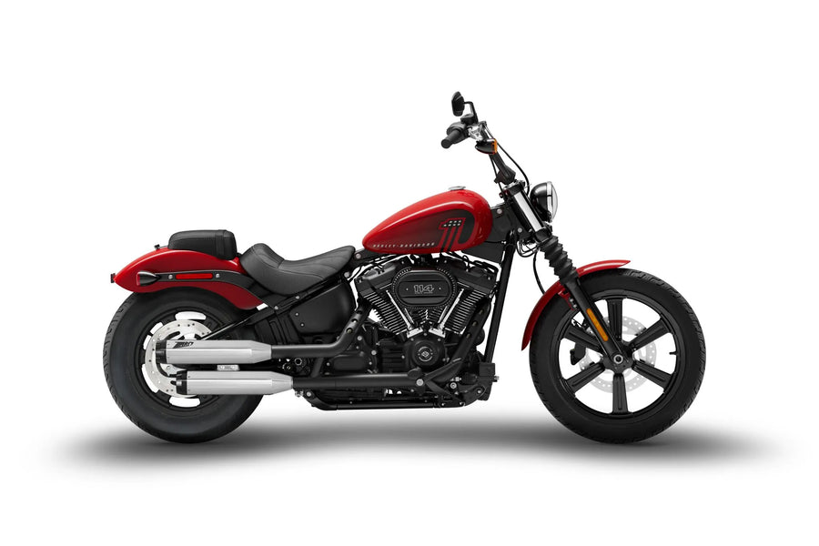 harley-davidson street bob [ZARD] – Overlappet slip-ons lyddæmper til HD-SOFTAIL M8