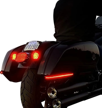 harley davidson fxlrst [CUSTOM DYNAMICS] – LED sadeltaskelys - 0