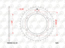 BENELLI LEONCINO 500 TRAIL [2019-2024] - Kettenkit 525XMR3 14/44-112 - Standard Kettenrad