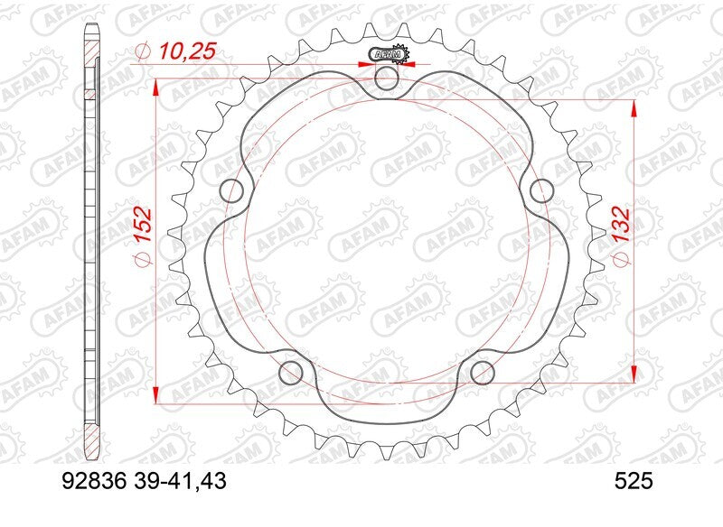 MV Agusta Turismo Veloce 800 R [2024-2025] - Kettenkit 525XHR3 16/39-114 - Standard Kettenrad