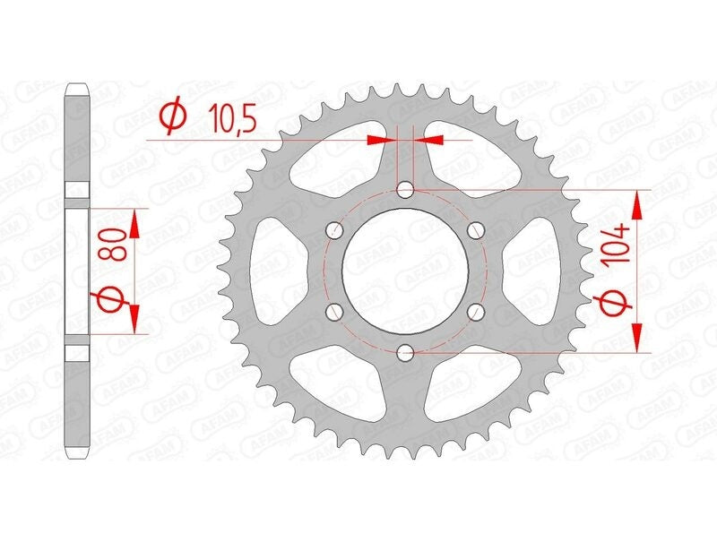 Kawasaki Z 650 ABS ER650H [2017-2019] - Kettenkit 520 XHR4 - 15/46-114 - Standard Kettenrad Stahl