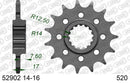 Ducati Panigale V4 S Corse [2019] - Kettenkit 520 XHR4 - 16/41-114 - Standard Kettenrad Alu - AFAM-Kettenradträger erforderlich