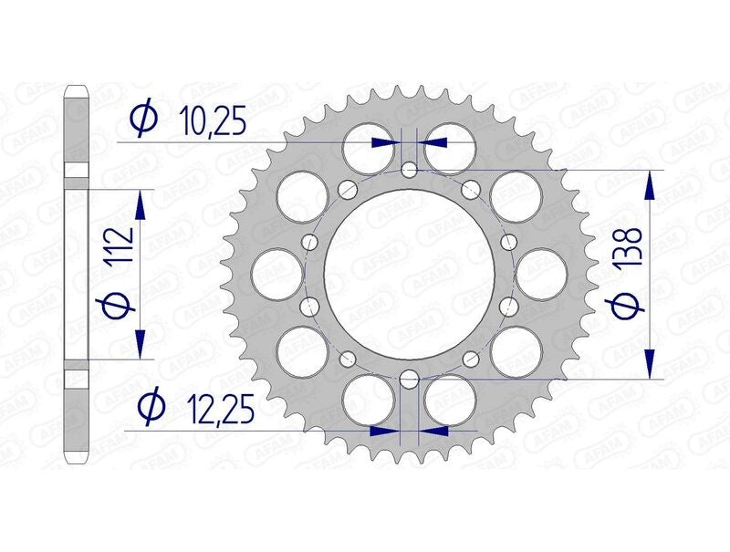 Honda CB 900 F Hornet SC 48 [2002-2007] - Kettenkit 520 XHR4 - 16/43-114 - Standard Kettenrad Alu