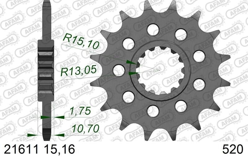 Yamaha Ténéré 700 Rally [2025-2026] - Kettenkit 520 XSR4 - 15/46-122 - Standard Kettenrad Stahl