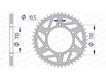 Suzuki Katana Yoshimura 1000 [2020-2021] - Kettenkit 520 XHR4 - 17/44-116 - Standard Kettenrad Alu