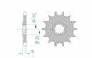 Suzuki DR-Z 4 S [2025-2026] - Kettenkit 520XRR3 15/43-112 - Standard Kettenrad