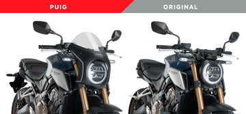 HONDA CB 650 R NEO SPORTS CAFE [2023] – Retro kåbeskærm – Gennemsigtig - 0