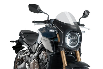 HONDA CB 650 R NEO SPORTS CAFE [2023] – Retro kåbeskærm – Gennemsigtig