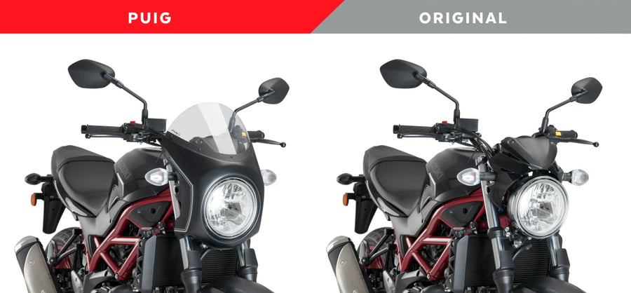 SUZUKI SV 650 [2025] – Retro forrude – kraftigt tonet