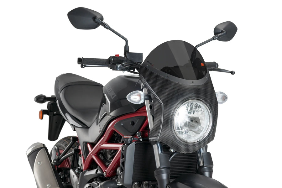 SUZUKI SV 650 [2025] – Retro Fairing Screen – Sort