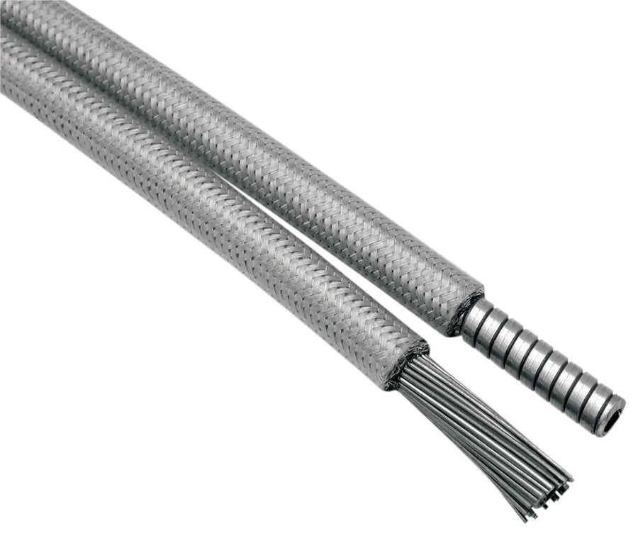 harley davidson fxs [MOTION PRO] – Armor Coat flettet koblingskabel i rustfrit stål
