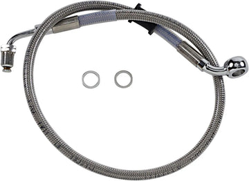 harley davidson flfb [DRAG SPECIALTIES] - Bremseledningssæt i rustfrit stål - 0